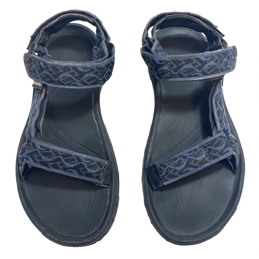 Teva Hurricane 4 Outdoor Sandals Blue Black Mens 8 Womens 9‎ UK 7 EU 40.5
